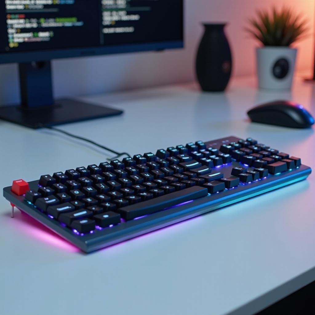 papan ketik kupu-kupu vs normal