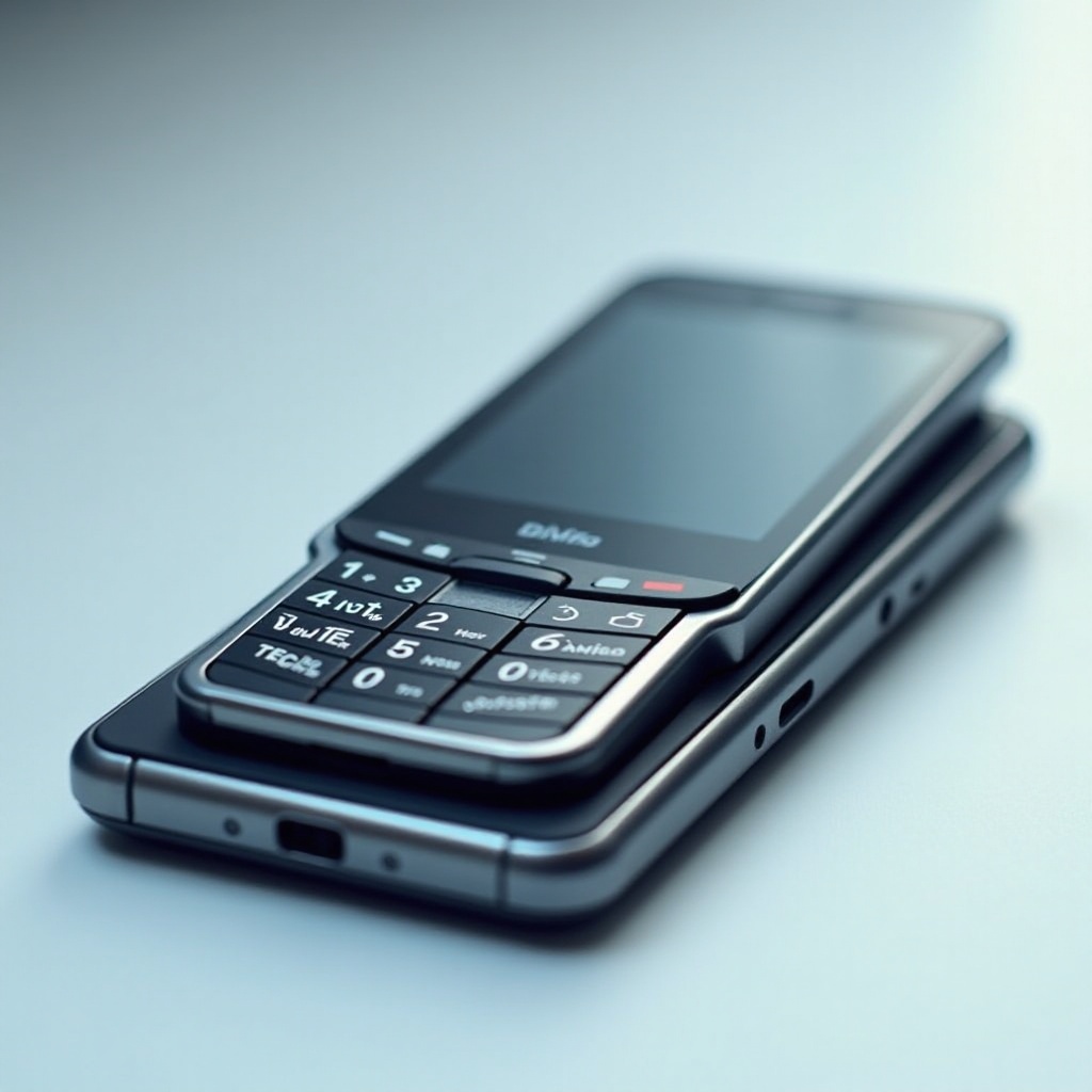 ponsel dengan keyboard geser