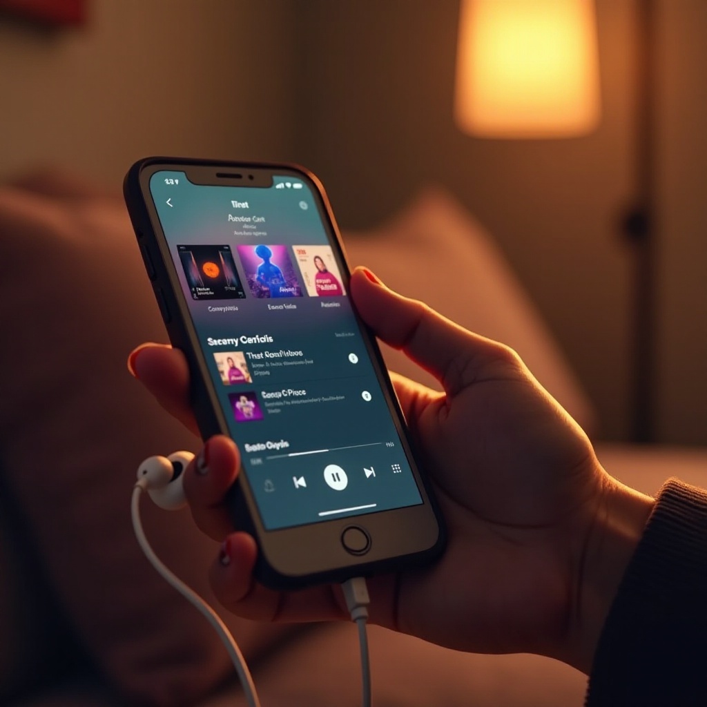 celular barato para Spotify