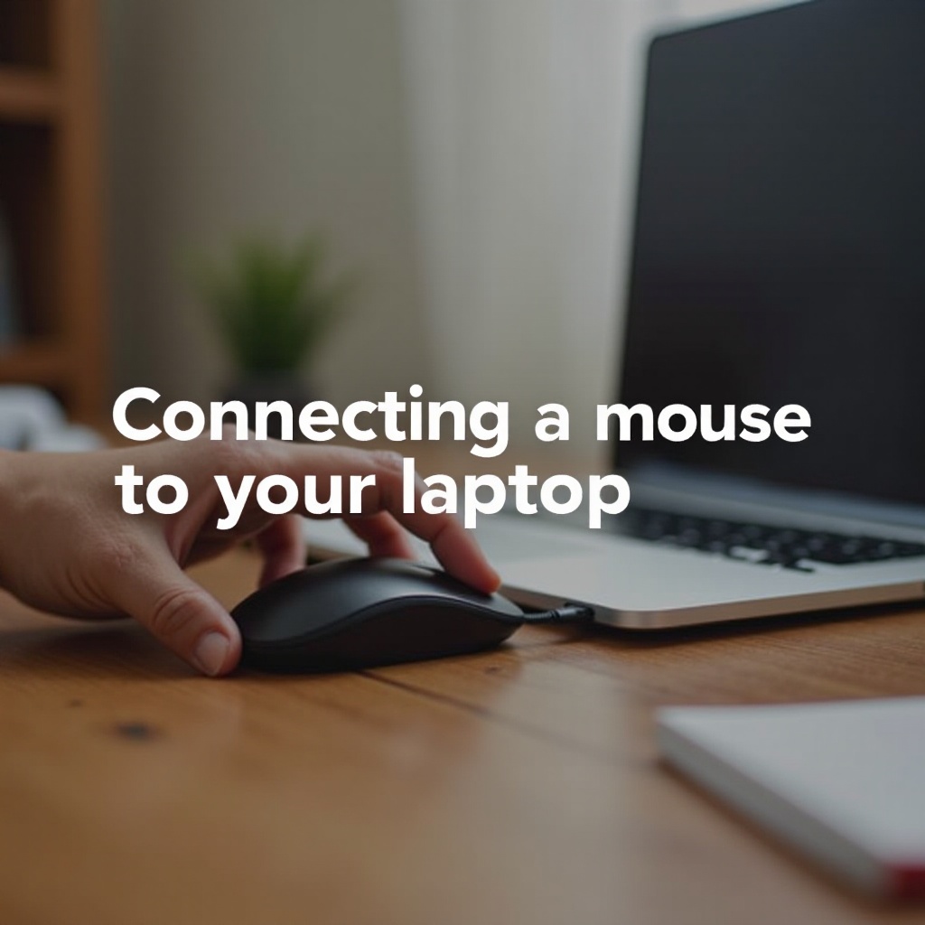 como adicionar um mouse ao laptop