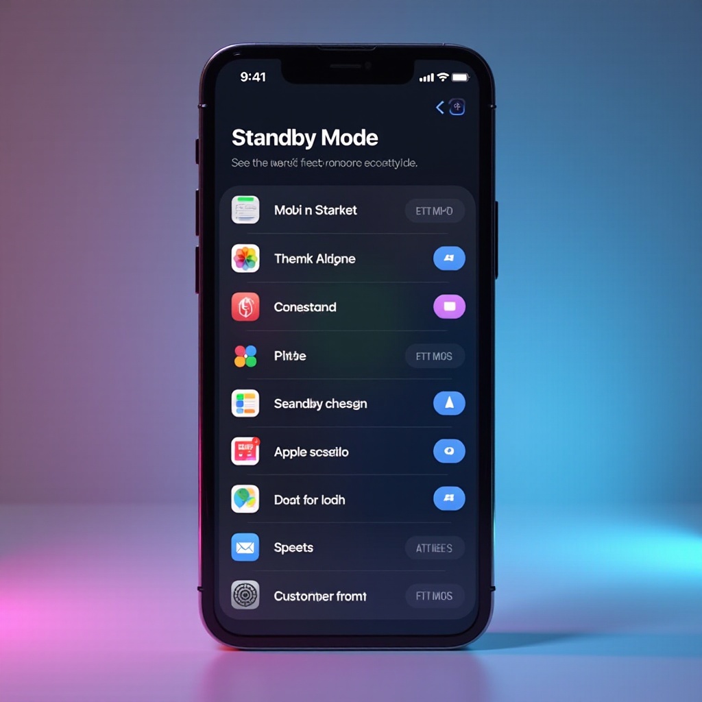 como ativar o modo de espera no iOS 17