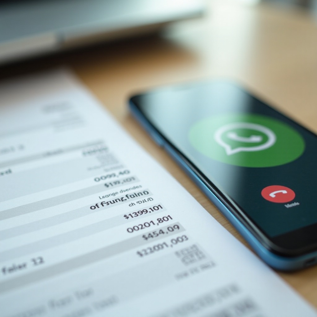 apakah panggilan whatsapp muncul di tagihan telepon