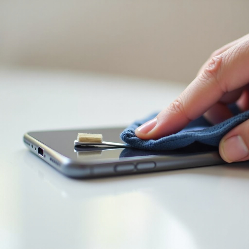 melhor maneira de limpar os alto-falantes do celular