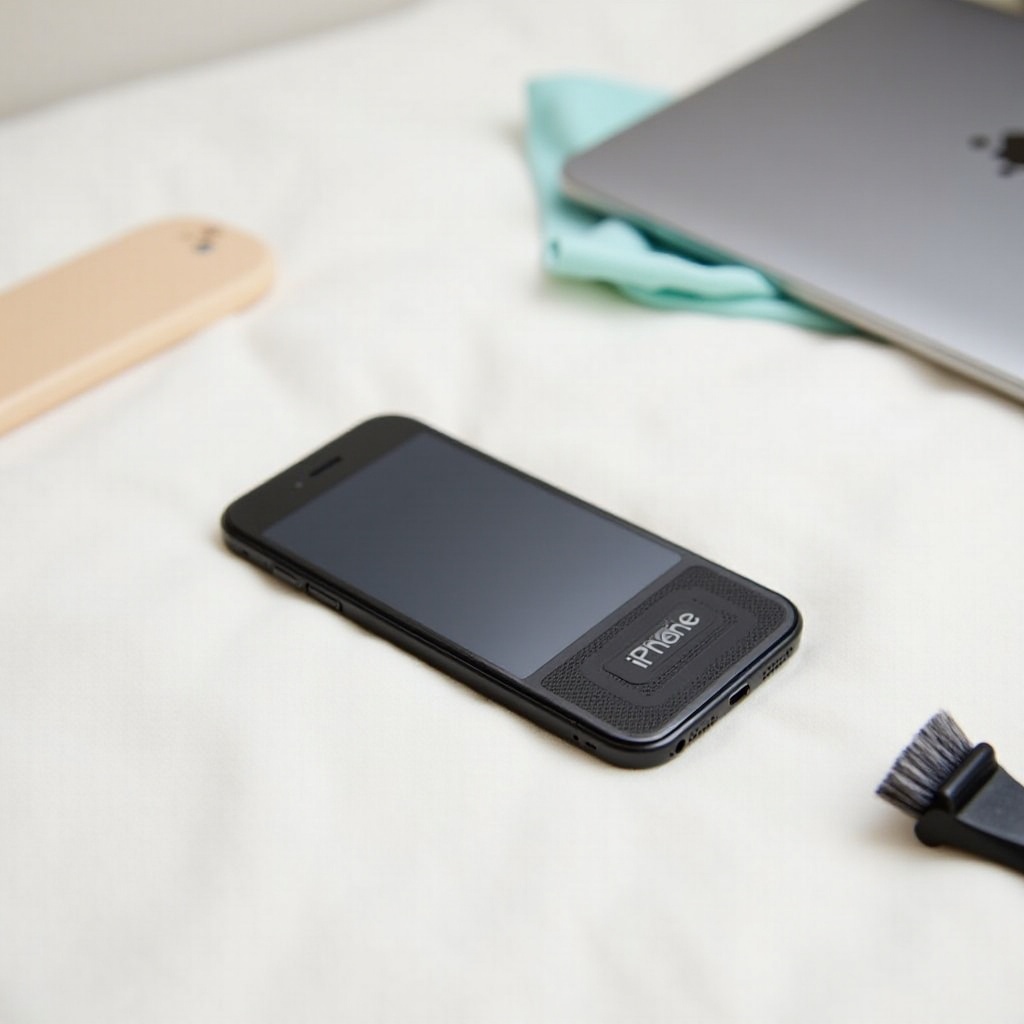 cara membersihkan speaker atas di iPhone