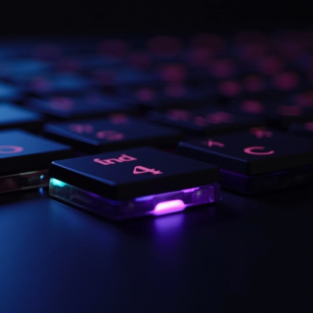 pencahayaan keyboard RGB tidak berfungsi