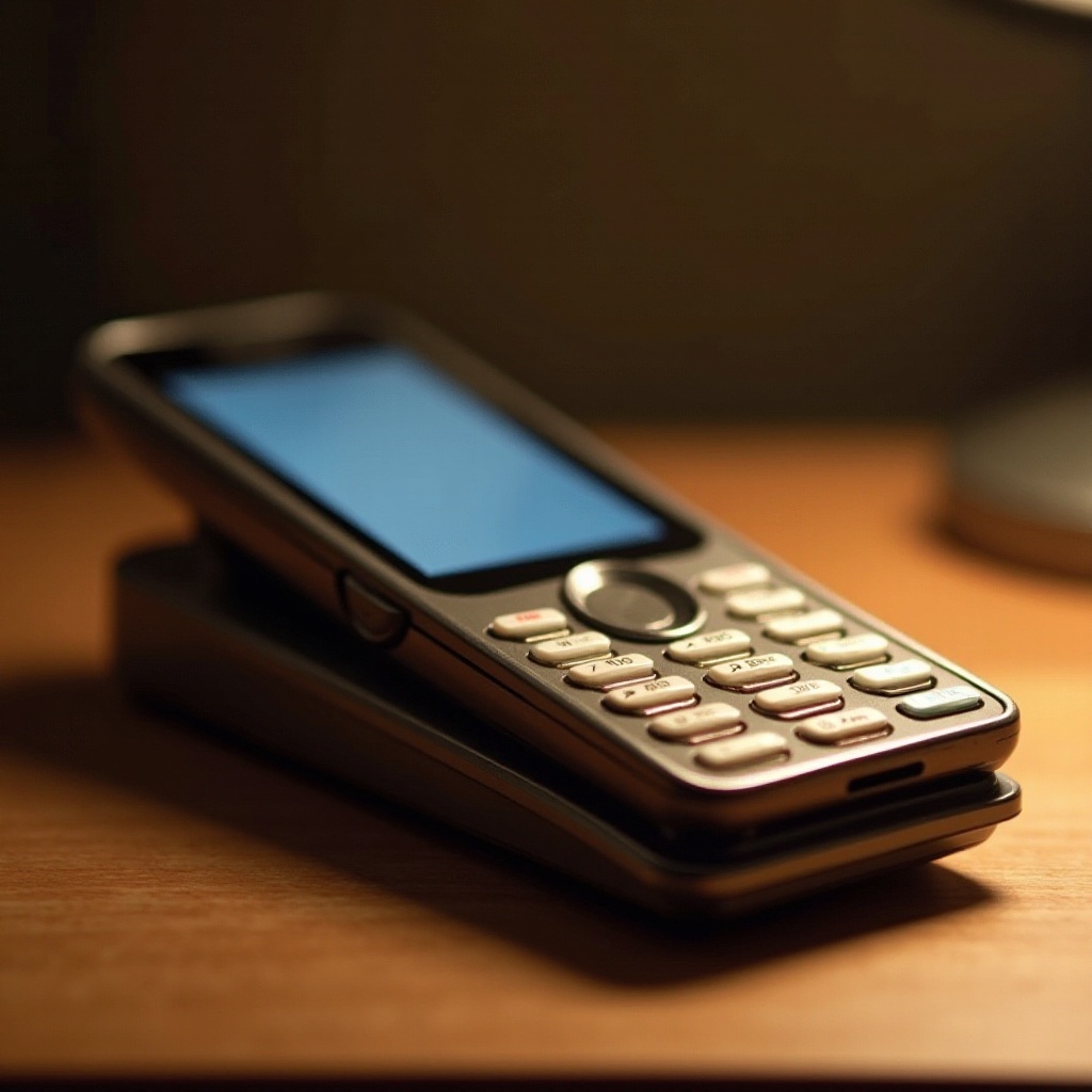 telefone com teclado deslizante