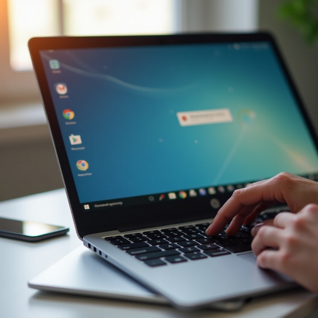 O Chromebook não me permite colocar o programa na lixeira
