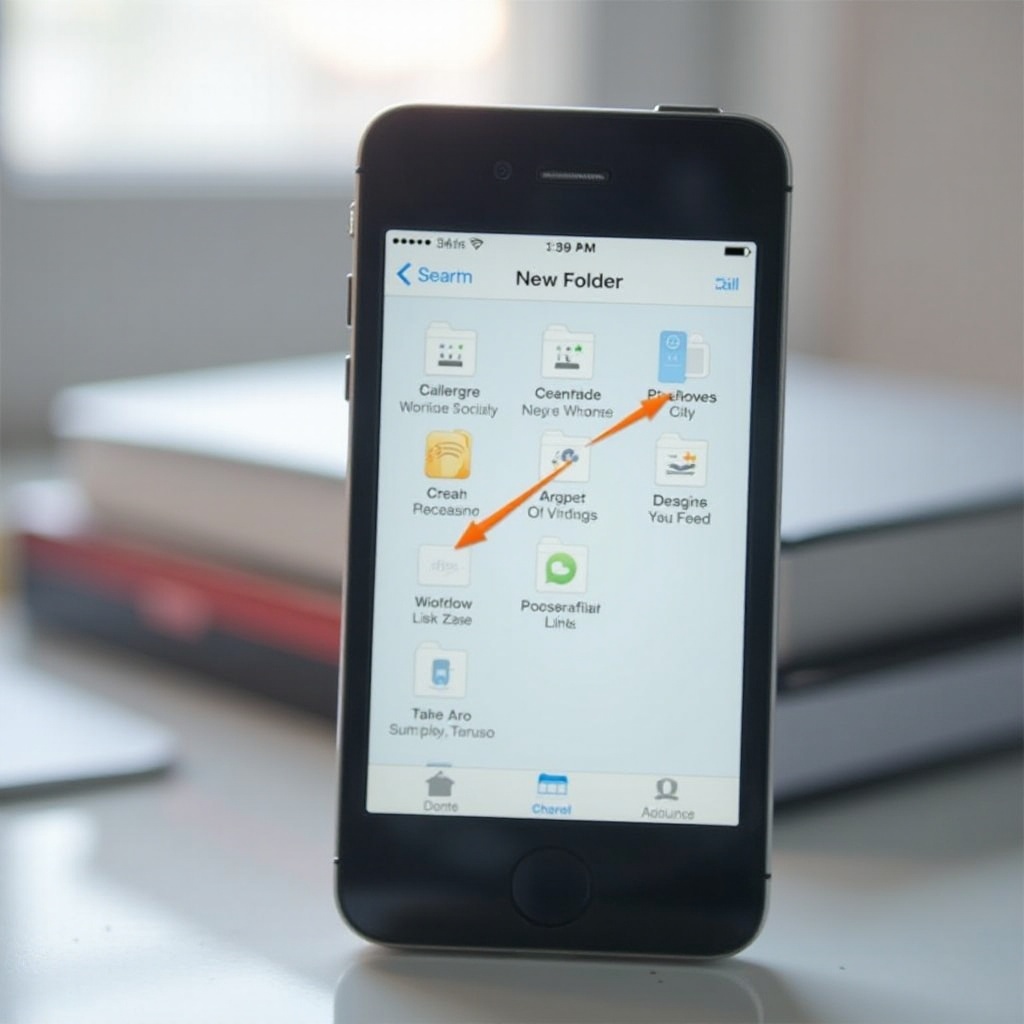 làm thế nào để tạo một thư mục mới trên iPhone của tôi