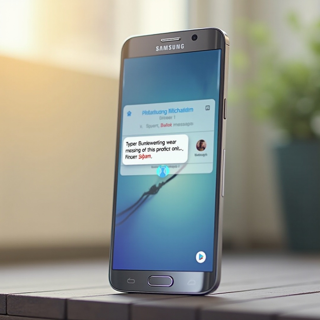 cara menghentikan pesan teks spam di samsung