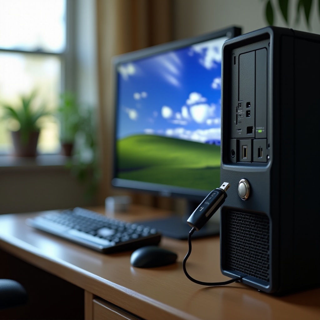 inicializar o Windows XP pelo USB