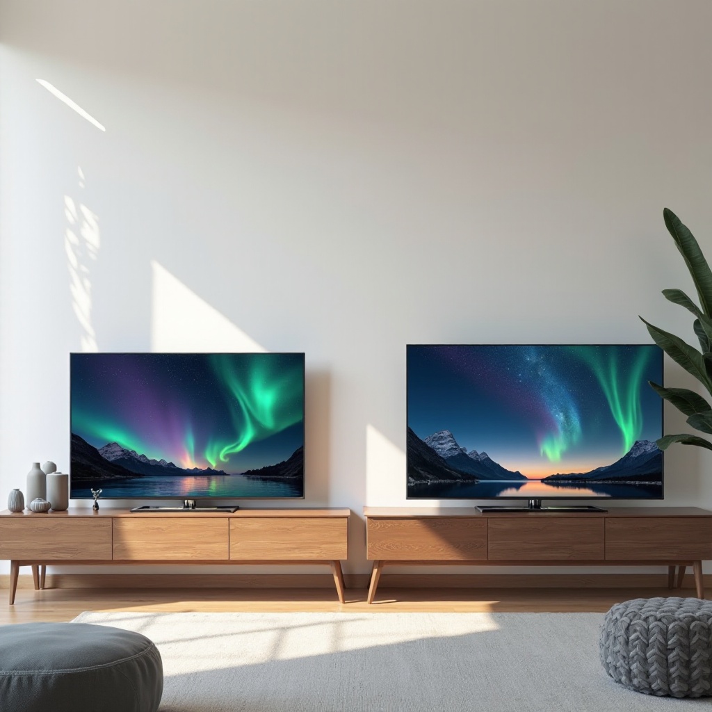 TV de 42 polegadas vs 48 polegadas